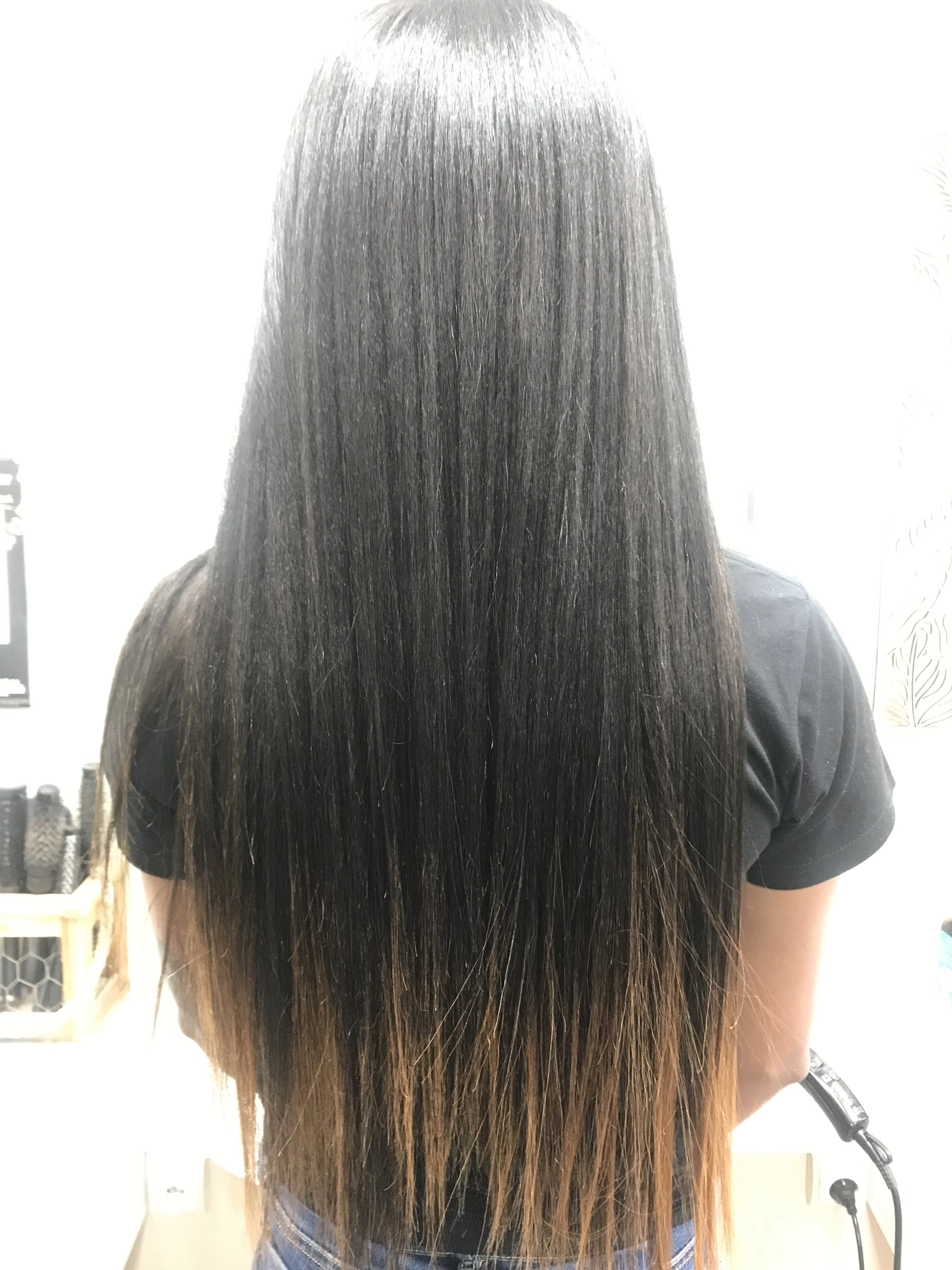 Avant coiffure